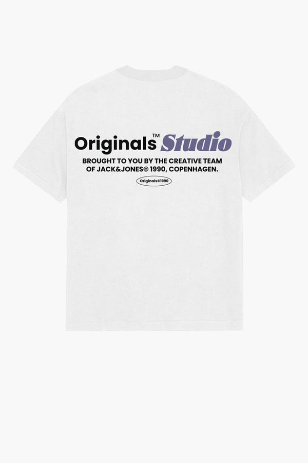 T-shirt (manches courtes) Blanc - ORIGINALS BY JACK & JONES