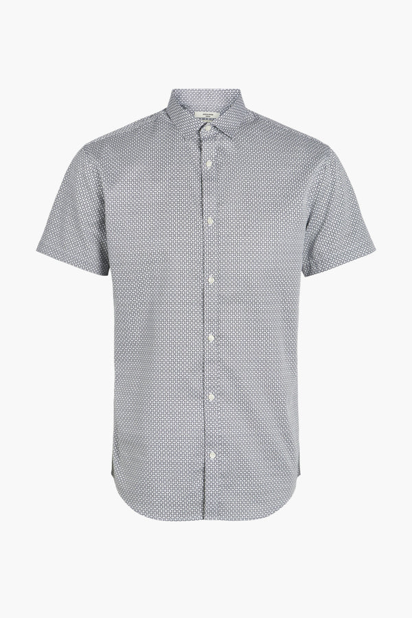 Chemise (manches courtes) Bleu - PREMIUM BY JACK & JONES