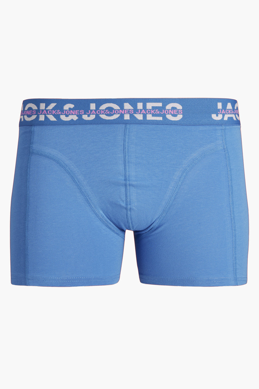 Boxer bleu en coton by ACCESSORIES BY JACK & JONES avec ceinture à logo répétitif.