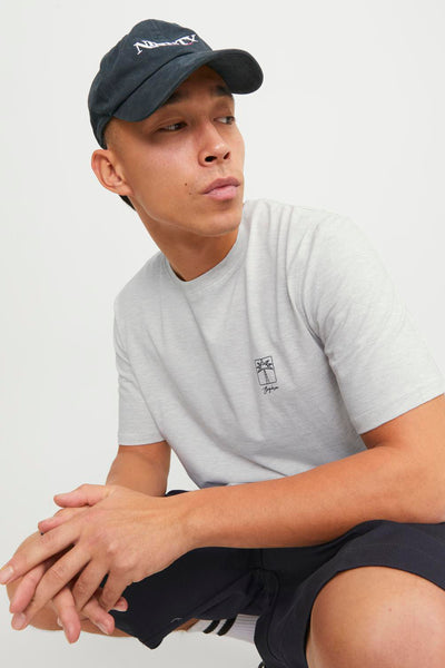 T-shirt (korte mouwen) Grijs - ORIGINALS BY JACK & JONES