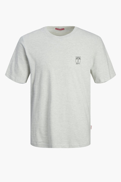 T-shirt (korte mouwen) Grijs - ORIGINALS BY JACK & JONES