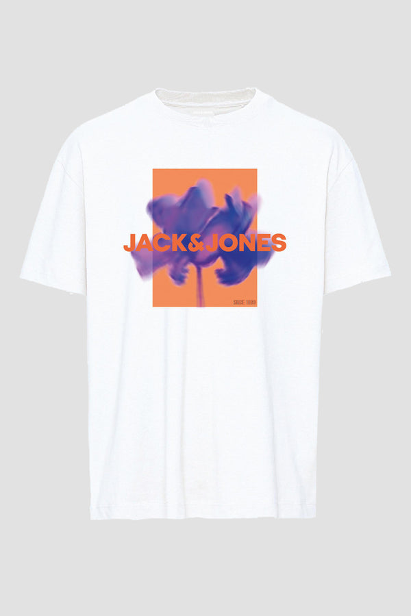 T-shirt (korte mouwen) Wit - JACK & JONES