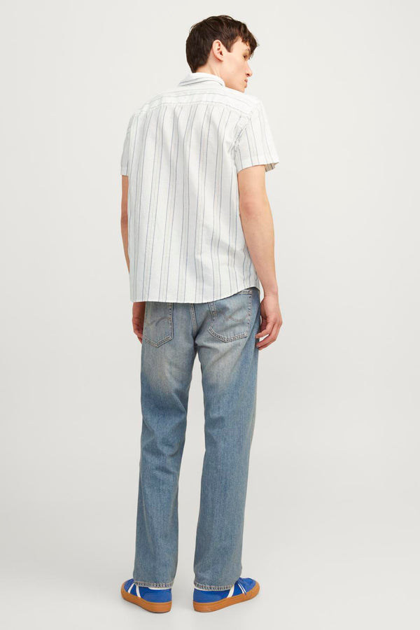 Chemise (manches courtes) Blanc - ORIGINALS BY JACK & JONES