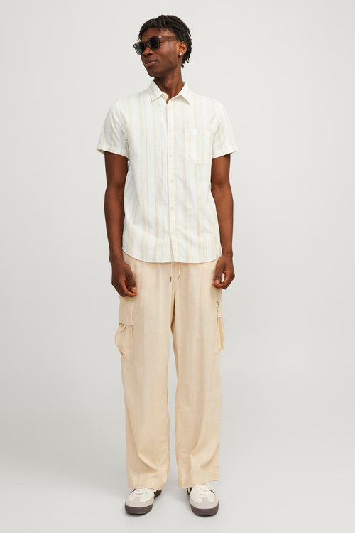 Hemd (korte mouwen) Beige - ORIGINALS BY JACK & JONES