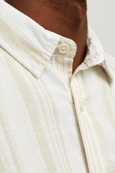 Chemise (manches courtes) Beige - ORIGINALS BY JACK & JONES