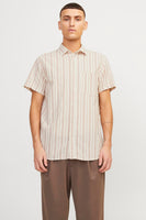 Chemise (manches courtes) Beige - ORIGINALS BY JACK & JONES