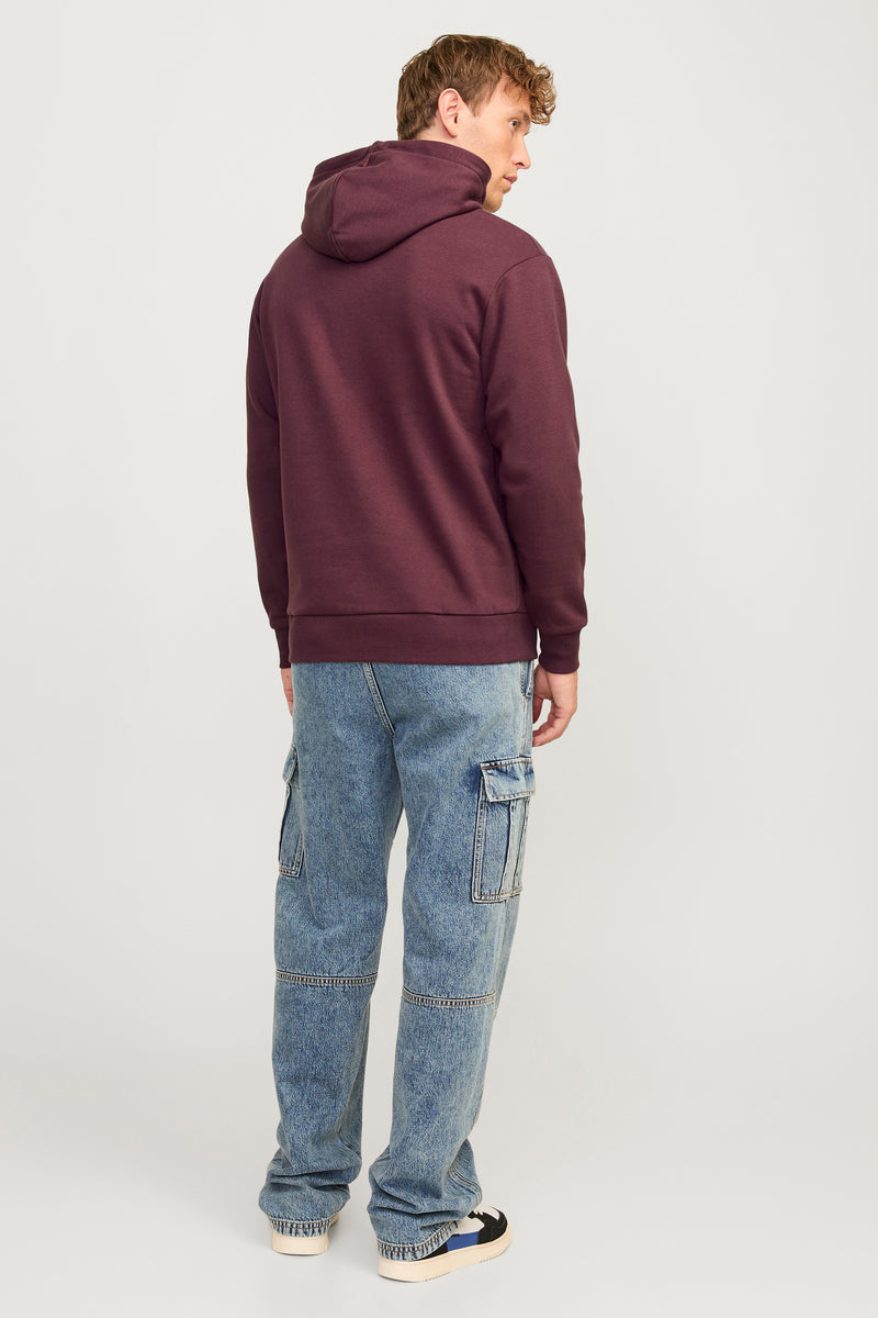 Sweat à capuche Rouge - ORIGINALS BY JACK & JONES