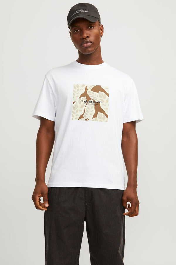 T-shirt (manches courtes) Blanc - ORIGINALS BY JACK & JONES