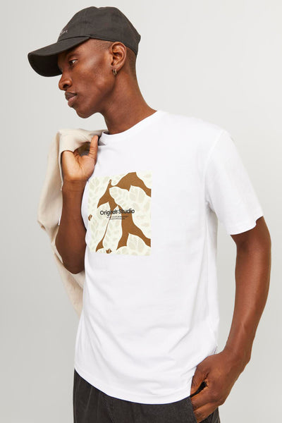 T-shirt (manches courtes) Blanc - ORIGINALS BY JACK & JONES