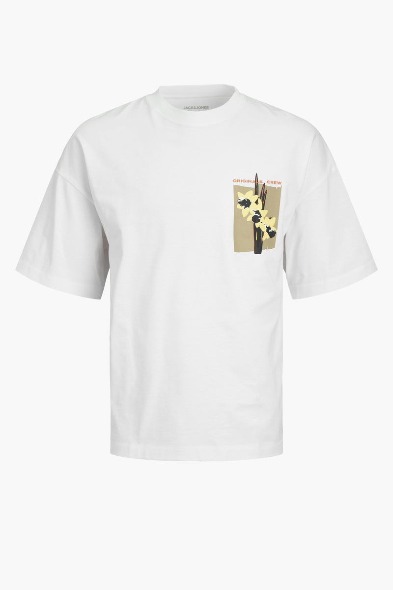 T-shirt (manches courtes) Blanc - ORIGINALS BY JACK & JONES