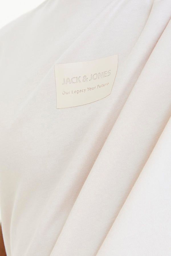 T-shirt (manches courtes) Écru - JACK & JONES