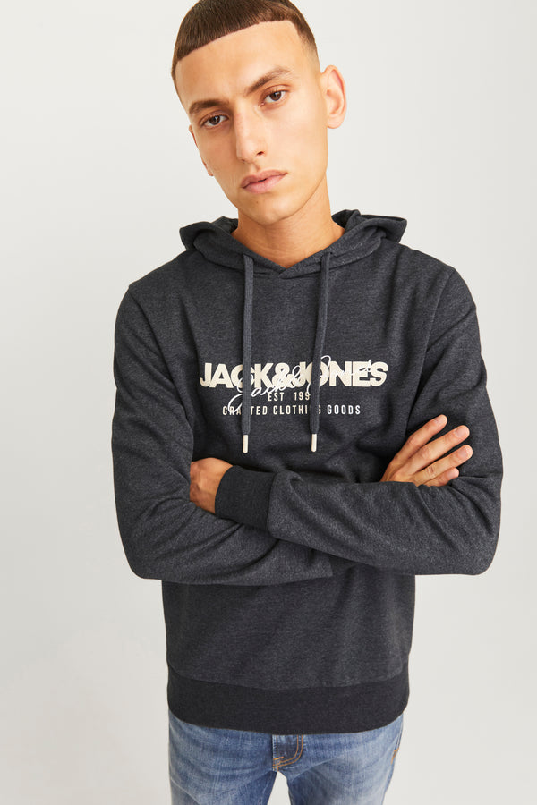 Sweat à capuche Noir - JACK & JONES