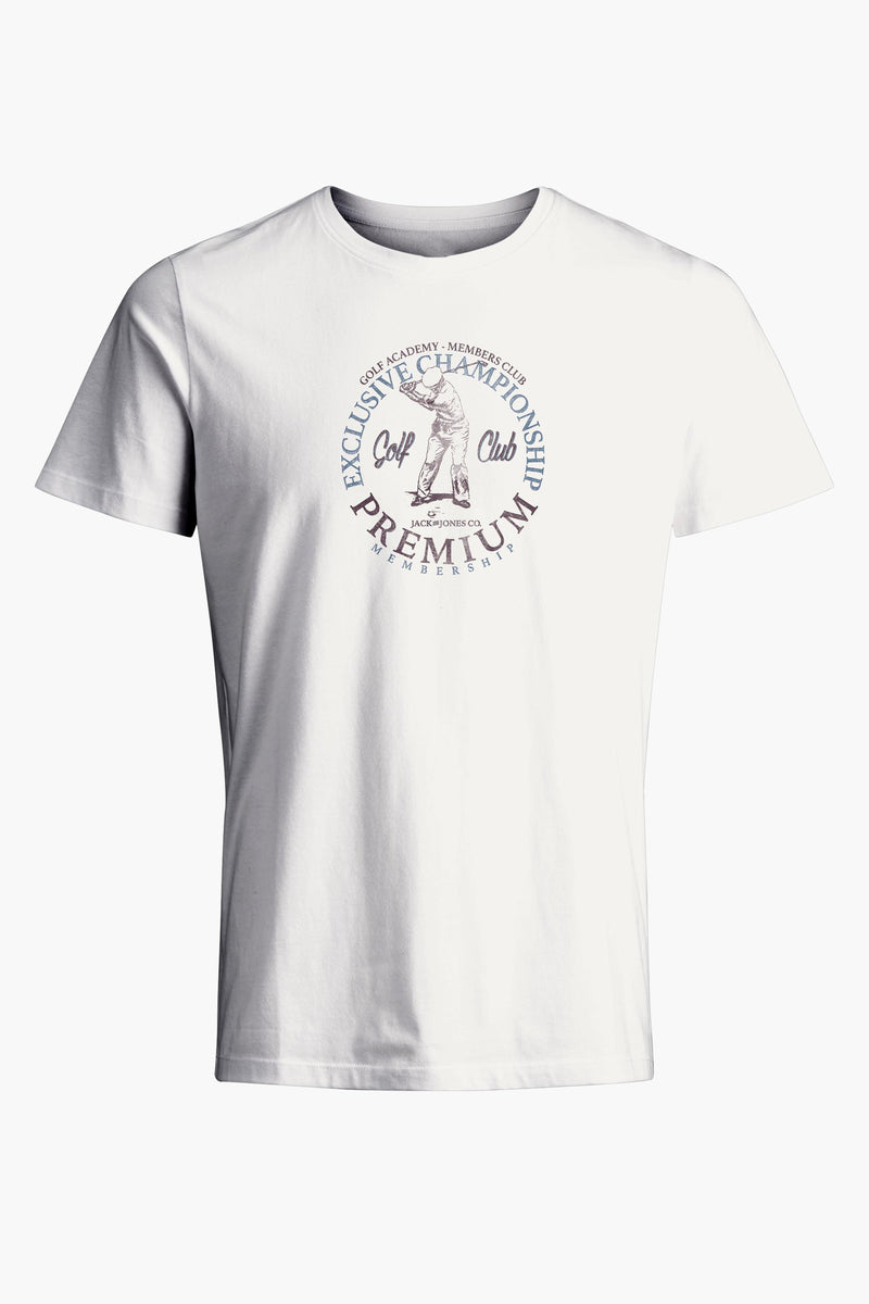 T-shirt (manches courtes) Blanc - PREMIUM BLUE BY JACK & JONES