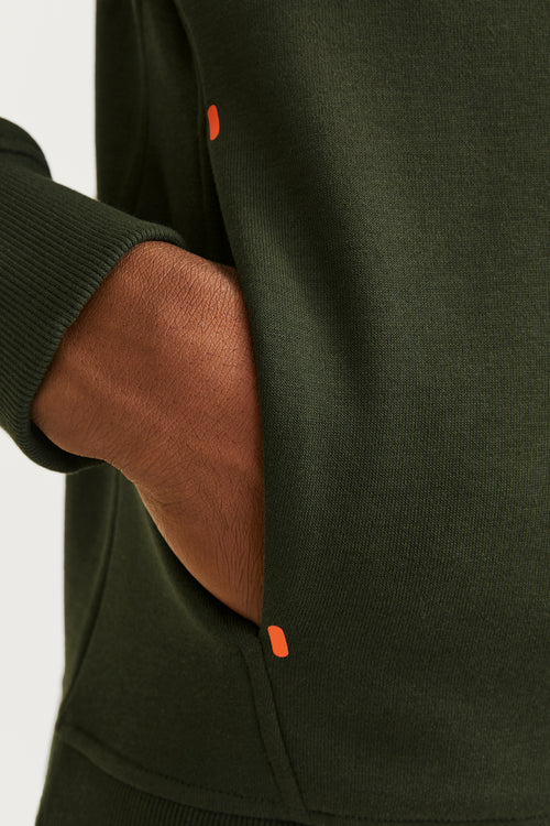 Sweater met kap Groen - JACK & JONES