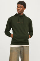 Sweater met kap Groen - JACK & JONES