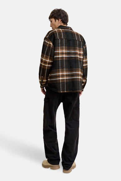 Hemd met lange mouwen - bruin