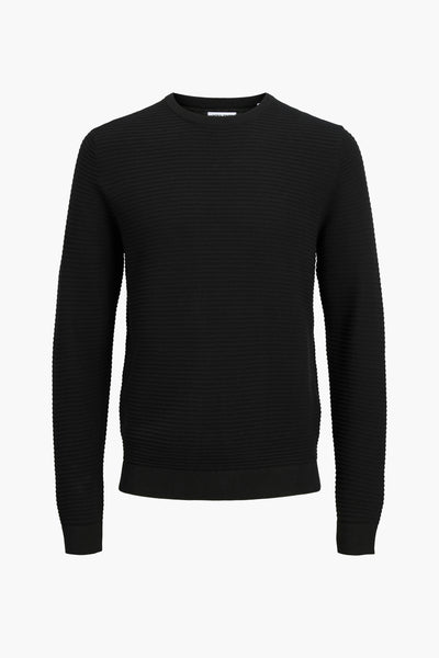Trui met ronde hals Zwart - JACK & JONES