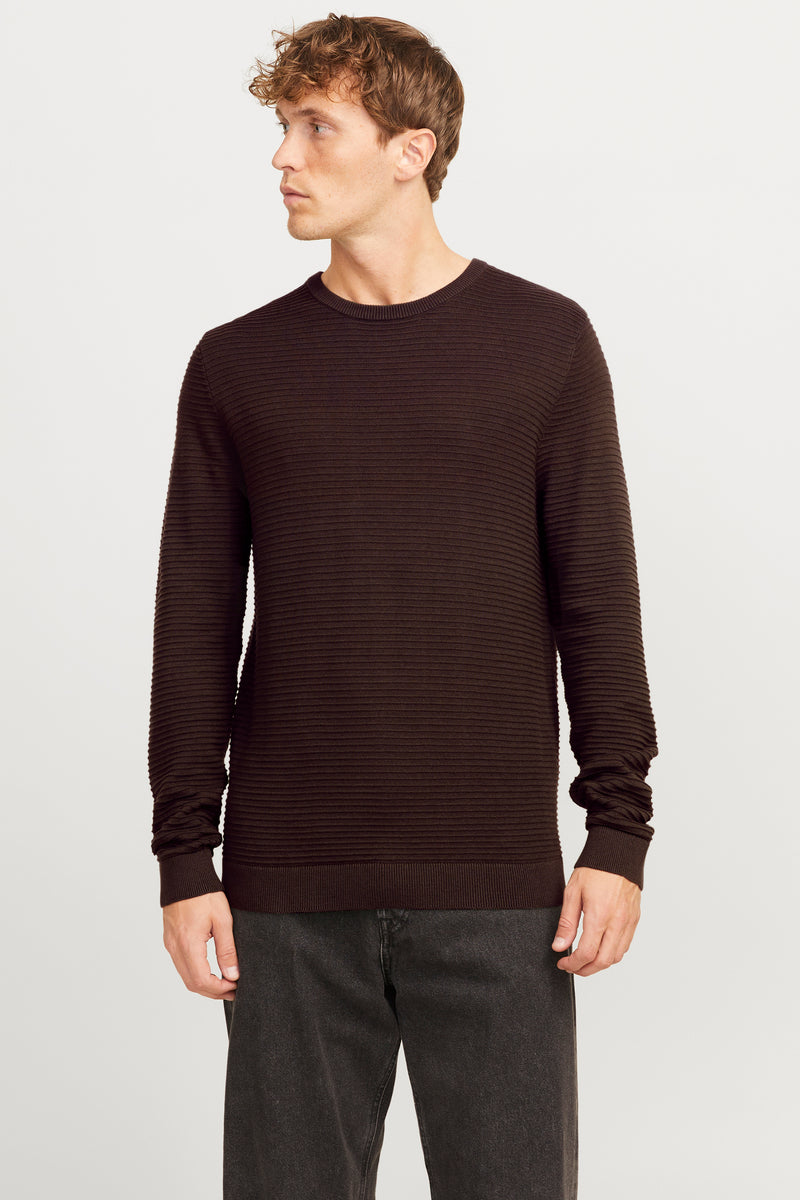 Pull col rond Vert - JACK & JONES