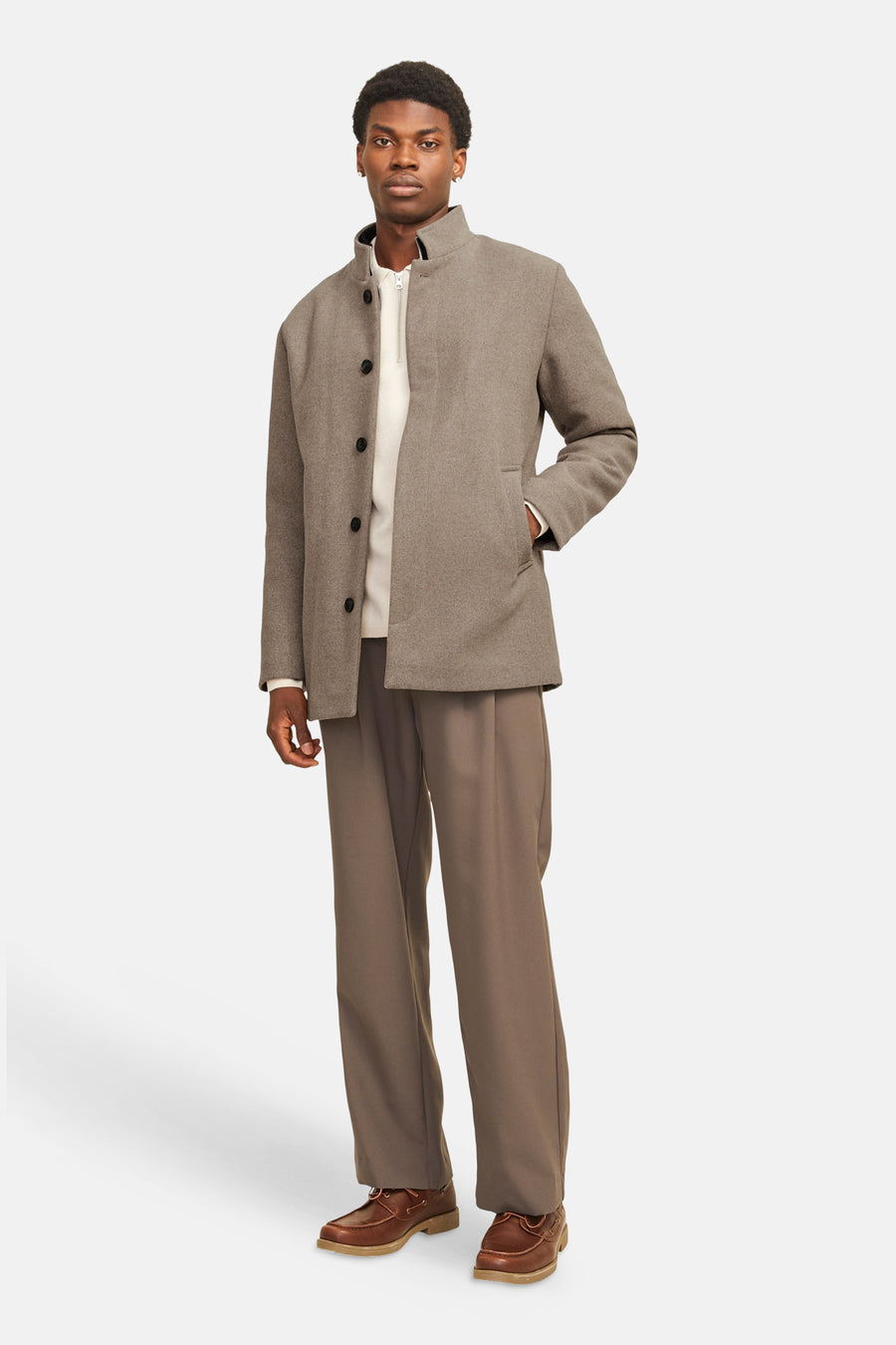 Heren tops jas formal beige - PREMIUM by JACK & JONES
