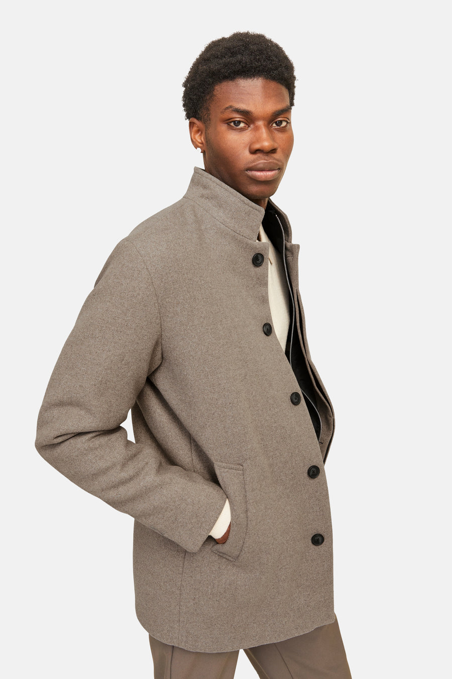Heren tops jas formal beige - PREMIUM by JACK & JONES