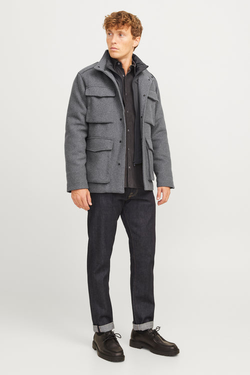 Veste courte Gris - PREMIUM BY JACK & JONES