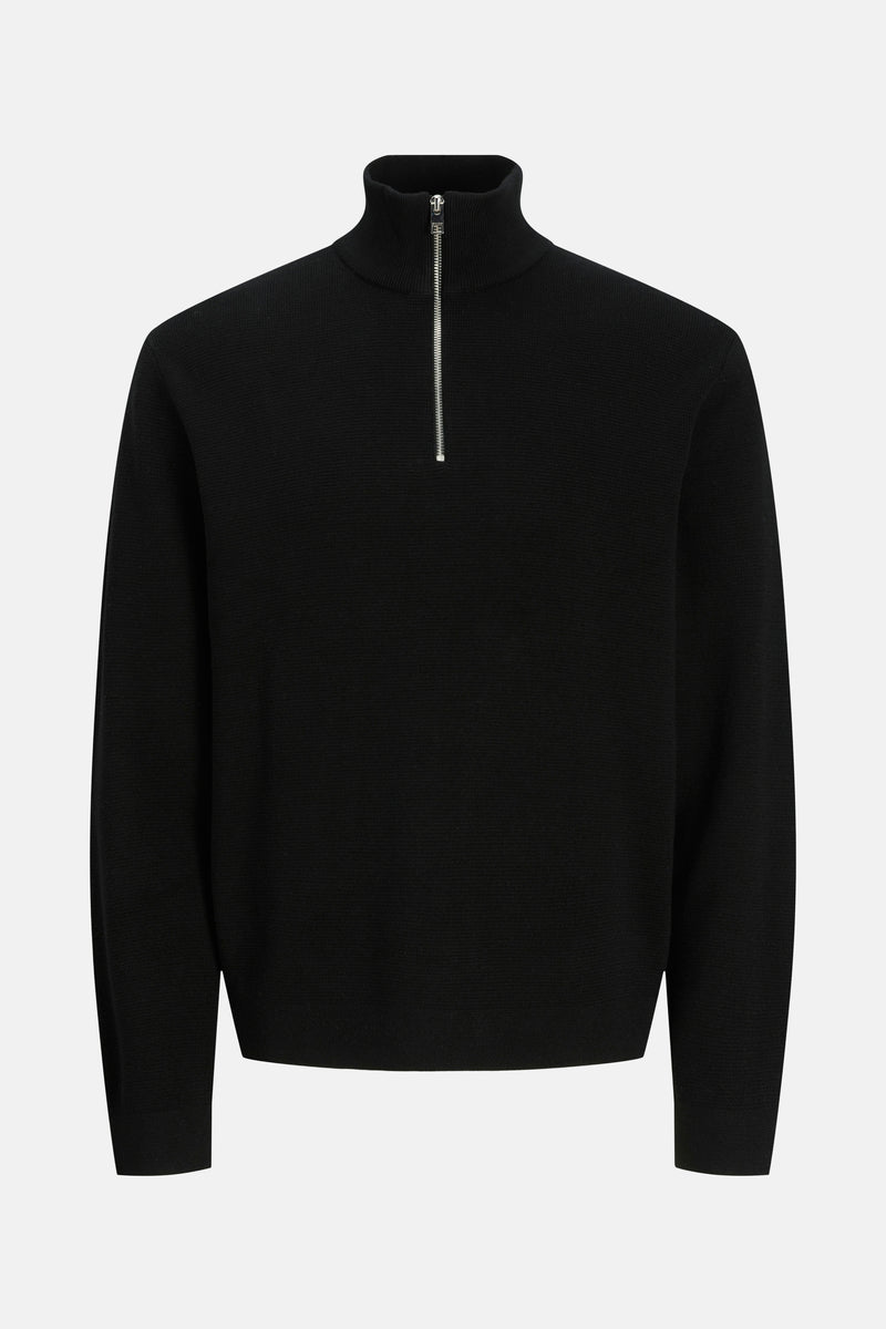 Pull met rolkraag - zwart