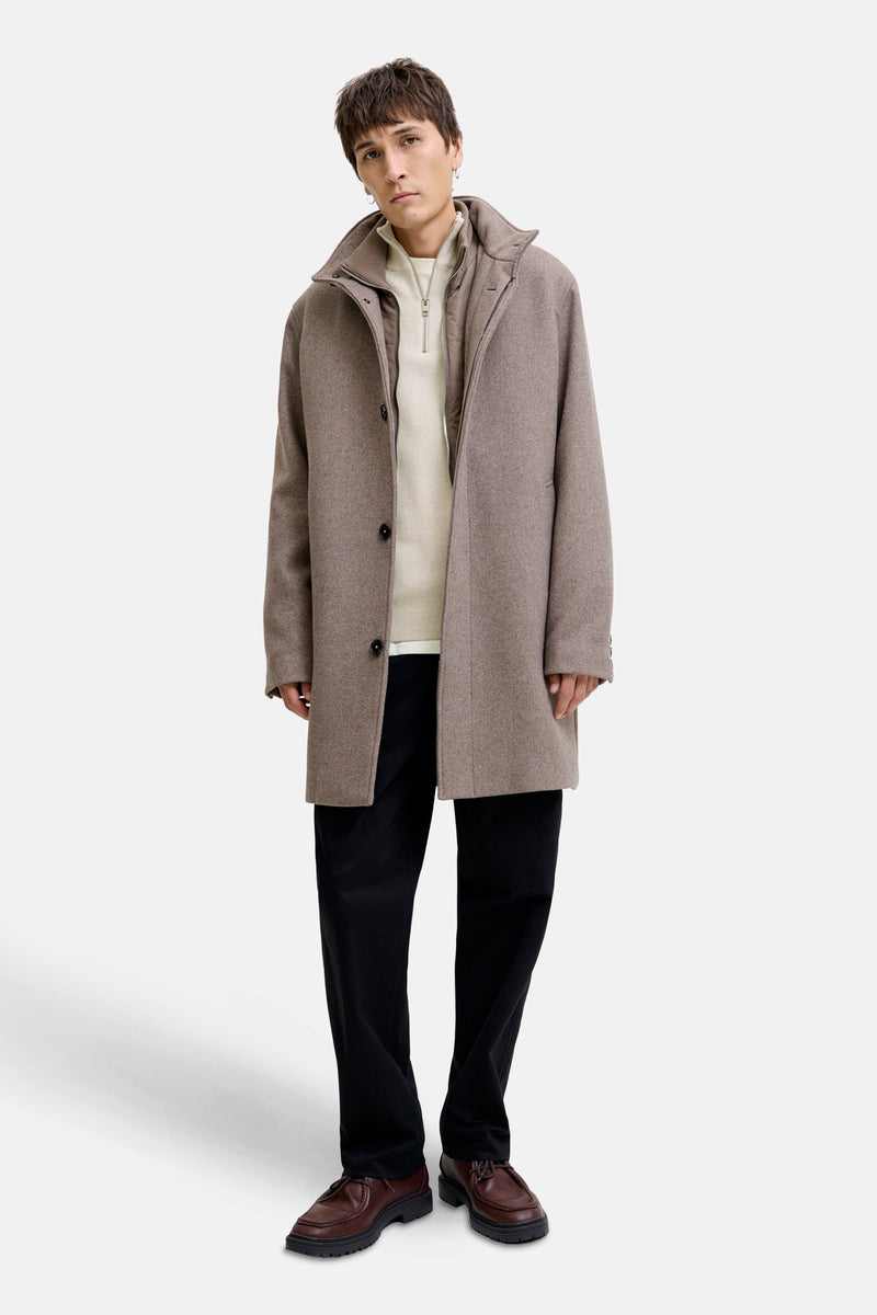 Pull met rolkraag - wit