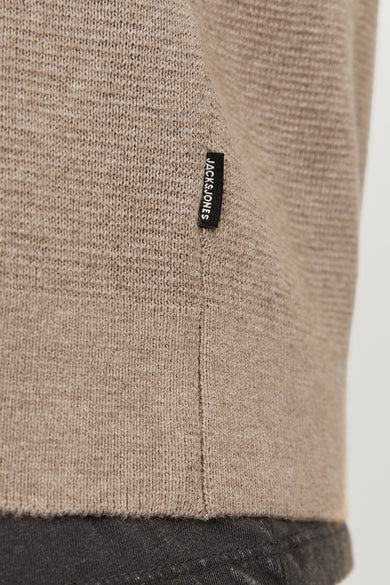 Pull met rolkraag - beige