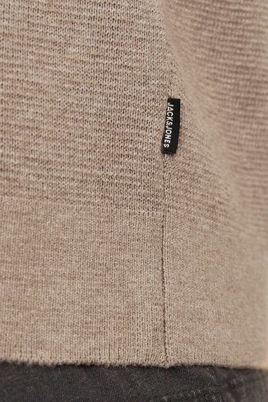 Pull à col roulant - beige