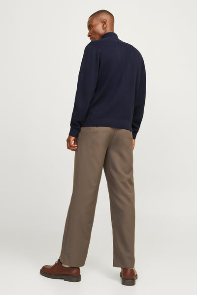 Pull col roulé Bleu - PREMIUM BY JACK & JONES