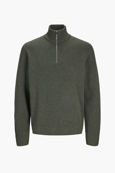 Pull col roulé Brun - PREMIUM BY JACK & JONES