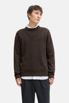 Pull col O - brun