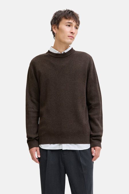 Pull O-hals - bruin