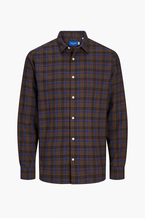 Chemise (manches longues) Brun - ORIGINALS BY JACK & JONES