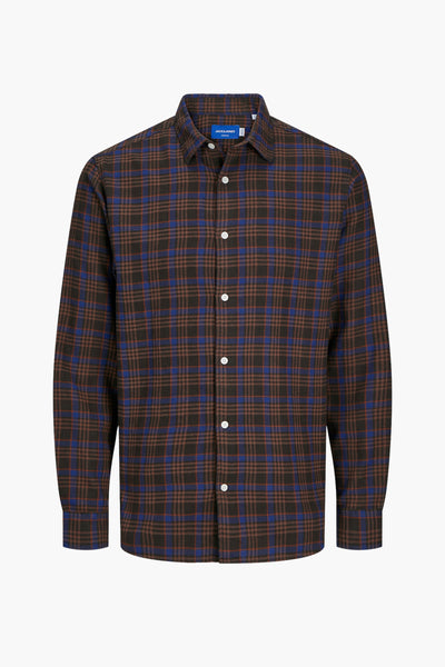Hemd (lange mouwen) Bruin - ORIGINALS BY JACK & JONES