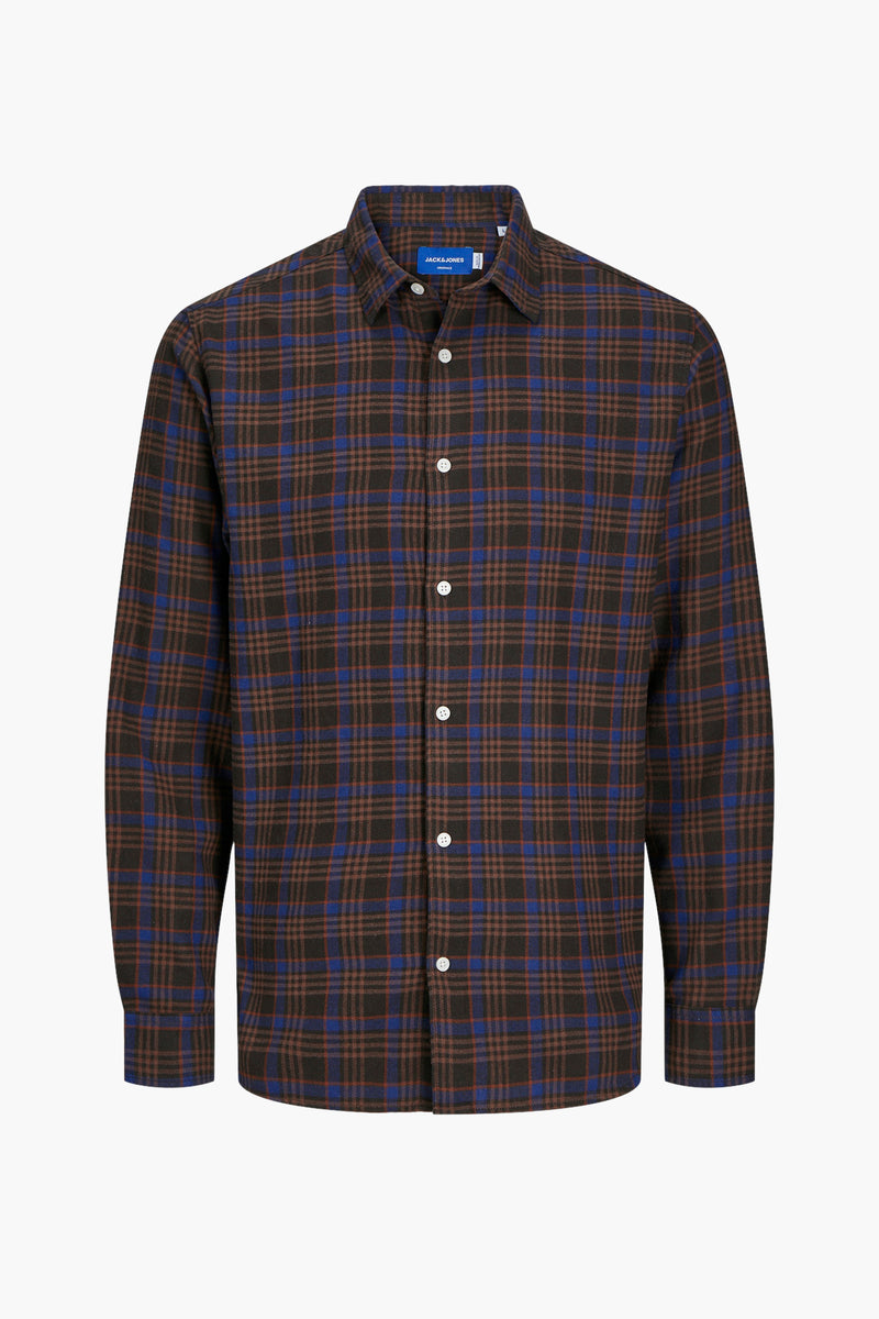 Chemise (manches longues) Brun - ORIGINALS BY JACK & JONES