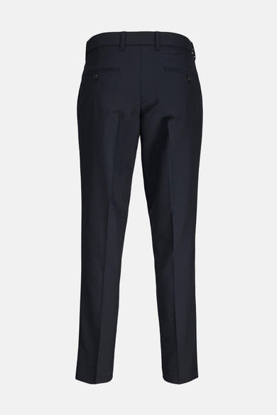 Blauwe pantalon van JACK & JONES JEANS INTELLIGENCE, met knoopzakken achter.