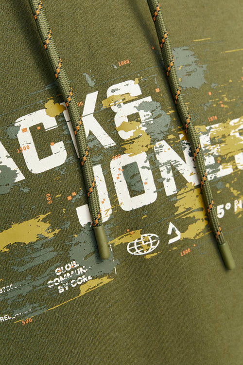 Sweat à capuche Gris - JACK & JONES
