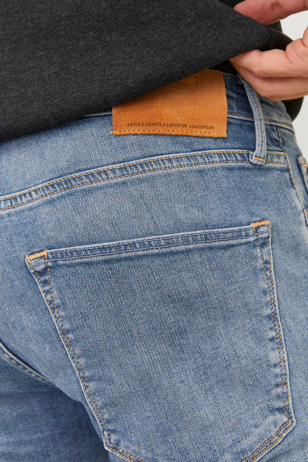 Jean droit MID BLUE DENIM - JACK & JONES JEANS INTELLIGENCE