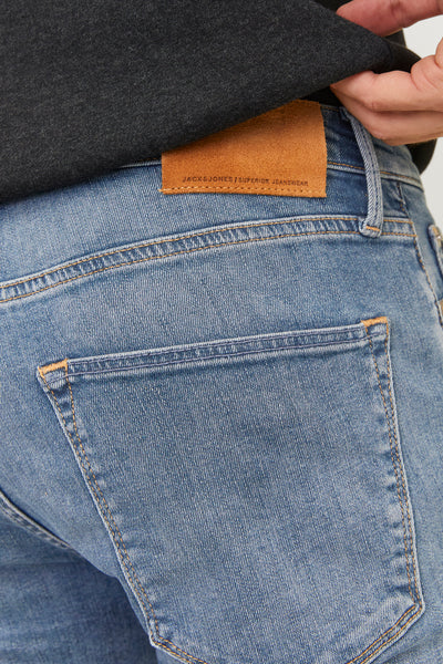 Jean droit MID BLUE DENIM - JACK & JONES JEANS INTELLIGENCE