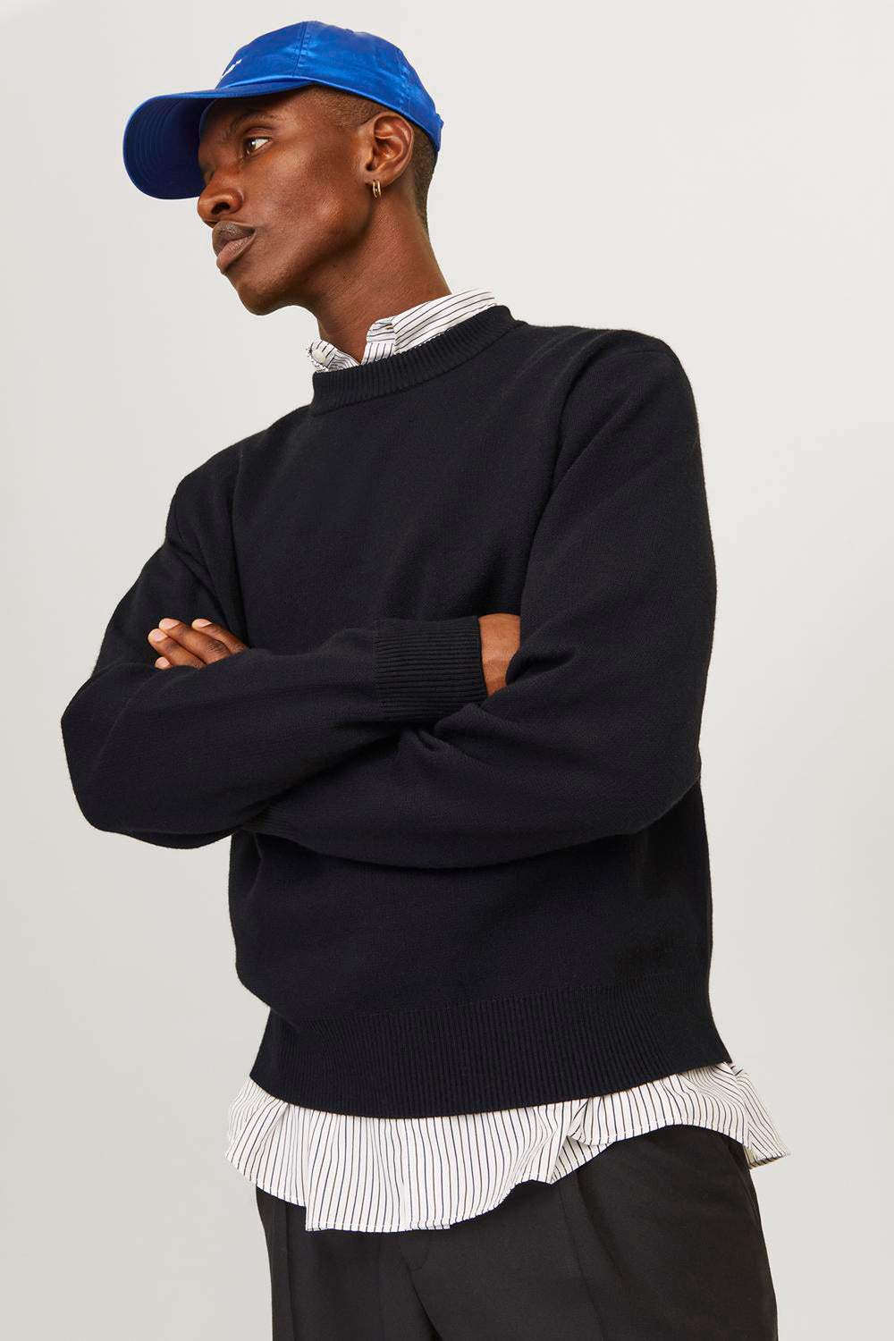 Trui met ronde hals Zwart - ORIGINALS BY JACK & JONES