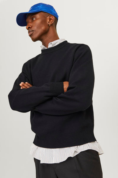 Trui met ronde hals Zwart - ORIGINALS BY JACK & JONES