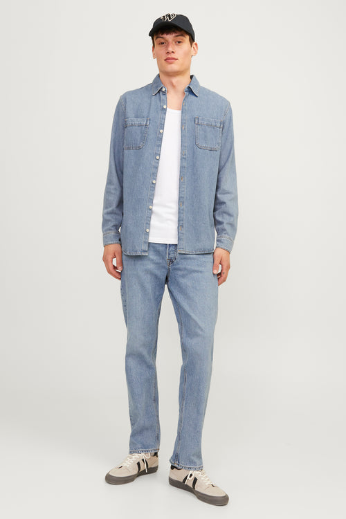 Jeans tapered LIGHT BLUE DENIM - JACK & JONES JEANS INTELLIGENCE