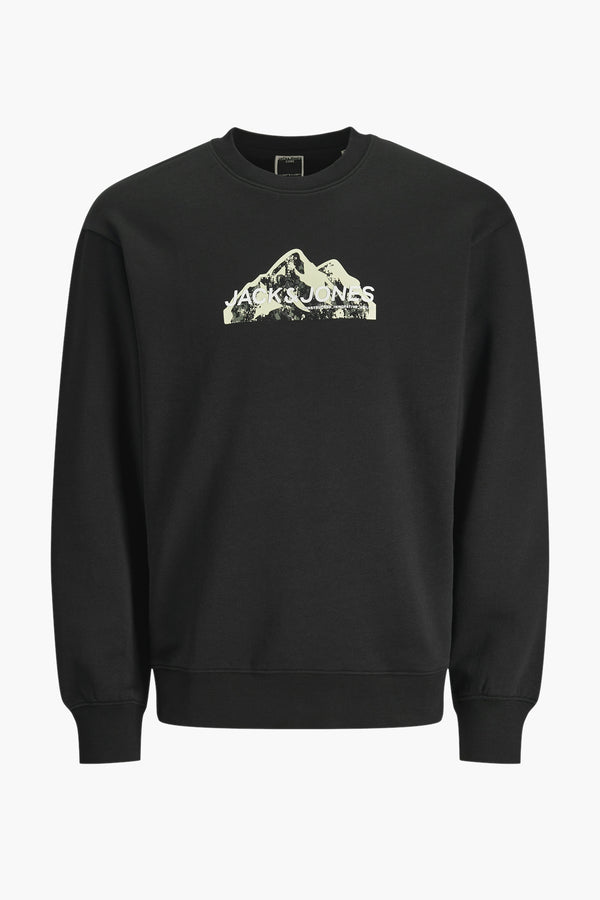 Sweat col rond Noir - ORIGINALS BY JACK & JONES