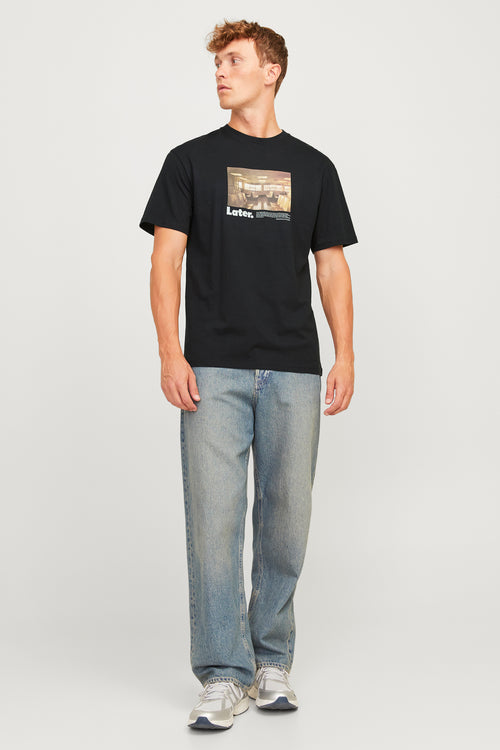 T-shirt (manches courtes) Noir - ORIGINALS BY JACK & JONES