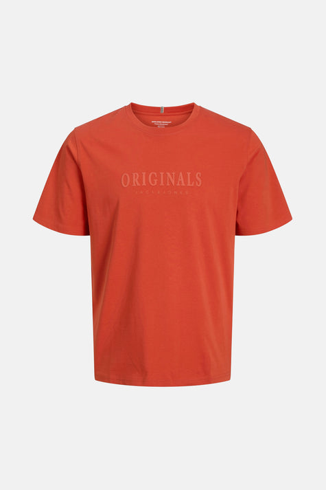 T-shirt (korte mouwen) Rouge - ORIGINALS BY JACK & JONES