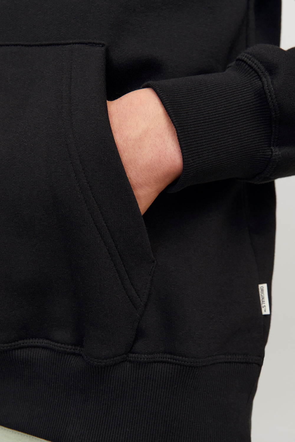 Sweater met kap Zwart - ORIGINALS BY JACK & JONES
