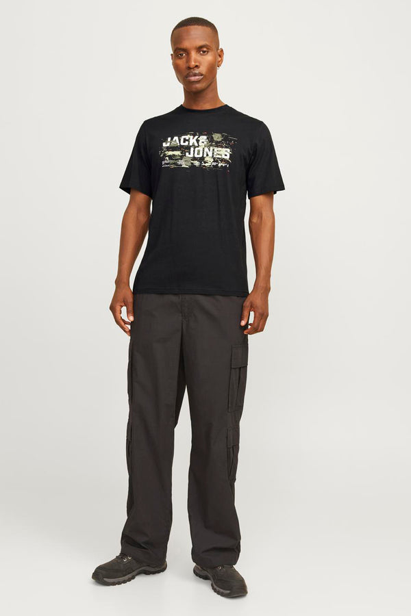 T-shirt (korte mouwen) Zwart - JACK & JONES