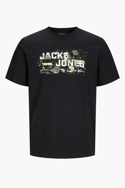 T-shirt (korte mouwen) Zwart - JACK & JONES