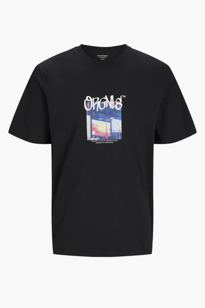 T-shirt (manches courtes) Noir - ORIGINALS BY JACK & JONES